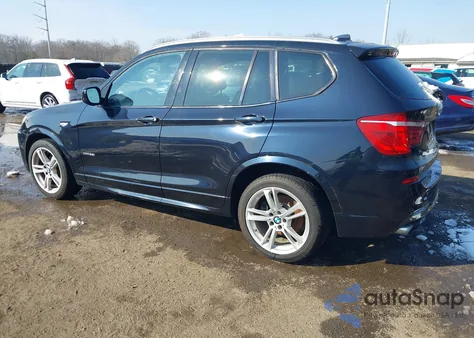 2013 BMW X3 xDrive28I из США, поврежденный, VIN 5UXWX9C51D0D01191